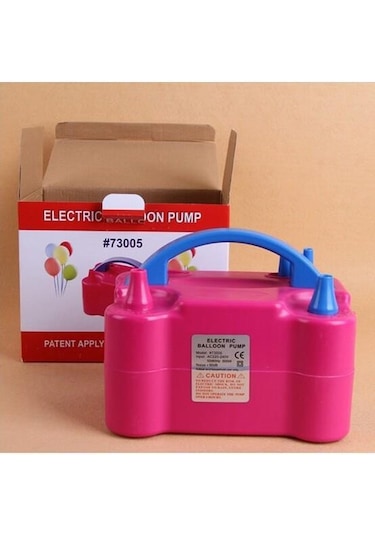Çift Çıkışlı Balon Şişirme Makinası. Elektrikli Balon Pompası