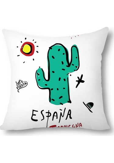 Tenfowee Pamuk Keten Dekoratif Yastık Kılıfı 45x45cm - Gizli Fermuarlı, Yıkama Dayanıklı, Ev/ofis/araba Dekoru - Model F Diğer