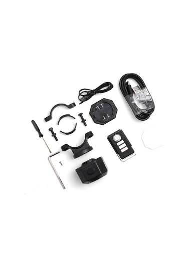 Trendooze Kablosuz Titreşim Alarmı: 110db, 7 Seviye Sensör, Su Geçirmez Motosiklet Güvenlik