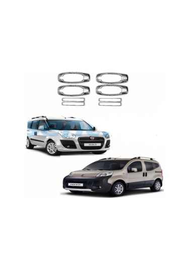 Fiorino 4 Kapı Kolu Set Krom 8 Parça 2007 Sonrası