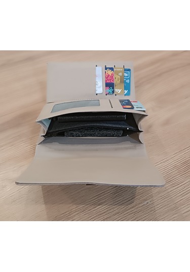 Bayan Cüzdan Kartlık Krem