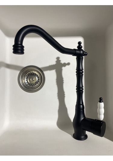 Armour Armatür Siyah Rustik Mutfak Eviye Bataryası