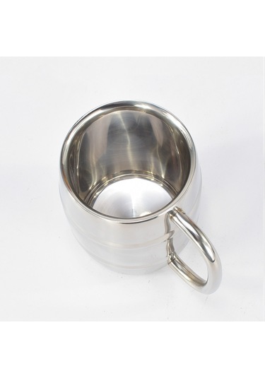 Sones Paslanmaz Çelik Bira Kupası Kupaları Açık Hava Kamp Batı Çay Kahve Kupası Yalıtımlı Taşınabilir Su Kupası Saplı İçecek Kapları