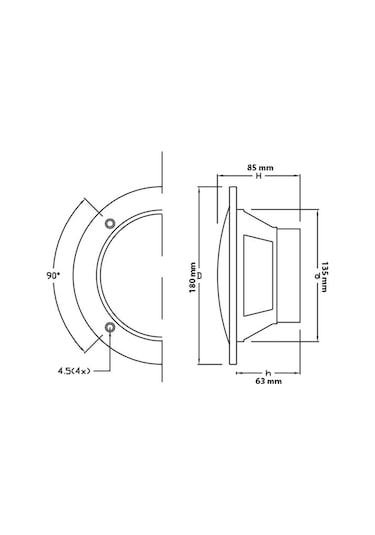 Marin Hoparlör 150 Watt Tweetırlı 16,5 Cm Beyaz