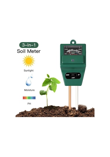 Unichrome Toprak PH Ölçer Ve Nem Ölçüm Cihazı
