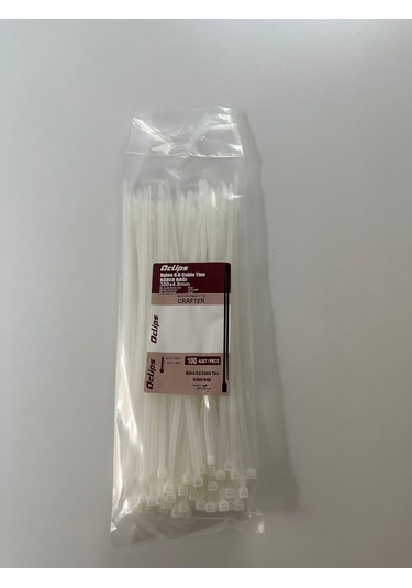 300 X 4,8 Kablo Bağı 100 Adet Beyaz