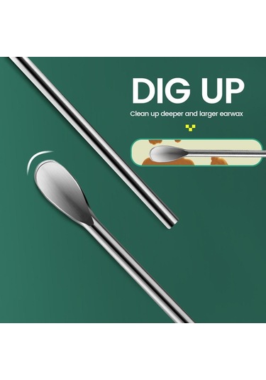 Kahverengi Fonken 6 Adet Kulak Temizleyici