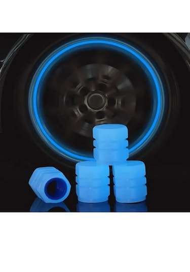 Point Mavi Fosforlu Sibop Kapağı Gece Parlayan Sibob Kapağı