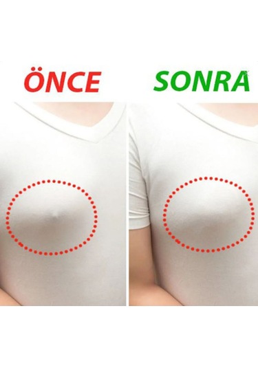 Kadın Silikon Göğüs Ucu Kapatıcı-9035103480887 Ten Rengi