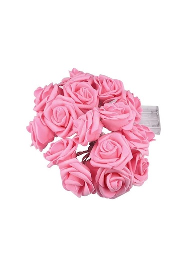 Novahub Pembe 5 M 50led Usb/pil Kumandalı Gül Çiçek Led Peri Dize Işıklar Çelenk Noel Ağacı Dekorasyon Açık Sokak Lambası Düğün Bahçe Dekor 5m 50led-battery Pembe Pembe