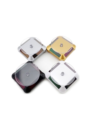 Monyee Güneş Enerjili 360 Döner Sergi Tabanı - Kuyumculuk, Telefon, Saat İçin Siyah Seri Standı