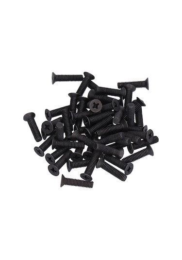 50 Adet M4x16 Düz Baş Vida Kaiyi Standart