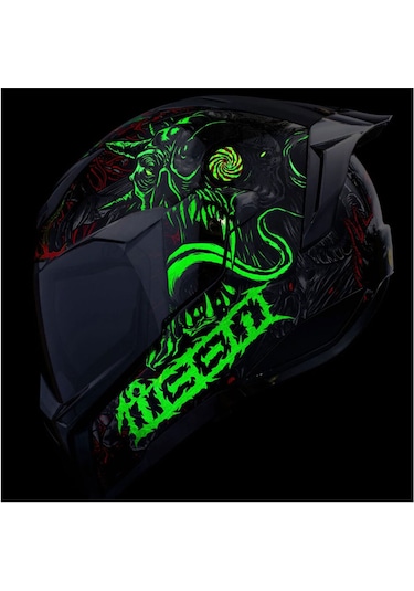 Icon Ultraflite Misanthrope Mıps Kask Siyah Kırmızı