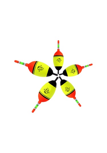 Neevoyu Eva Malzeme Deniz Balıkçılığı Ağırlıkları 5g-20g Fenerli Konik Ağırlıklı Sünger 5 Adet Seti