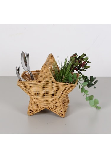 Yıldız Rattan 20x11x20 Cm. Dekoratif Düzenleme