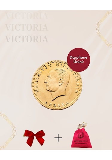 Vıctorıa Gold 1 Adet Ata Tam-yeni Tarihli 22 Ayar