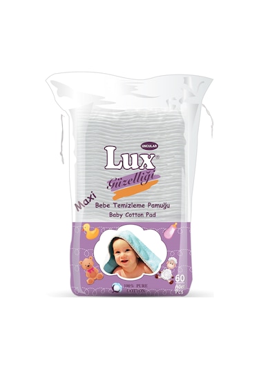 Lux Geniş Kare Bebek Temizleme 60'Lı