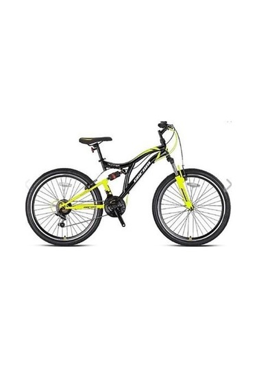 Hunter - 24" - Mtb - 14.5' - 21 Vites - M.disc -nardo Gri-siyah/sarı Siyah