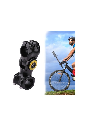 Sones Motosiklet Bisiklet Gidon Fikstürü Montaj Kamera Braketi Adaptörü Siyah