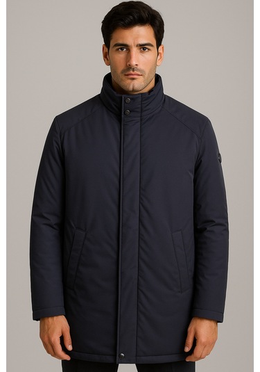 Ncs Jeans Su İtici Erkek Şişme Mont Lacivert 4543 Siyah