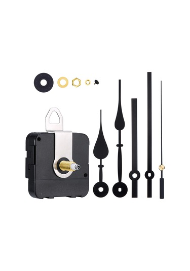 Yifomall 2 Adet Metal Akrep-minute Ve Kırmızı Saniye İğnesi İle I Eksenli, Yüksek Torklu Kuvars Saat Çalışanı Tamiri Seti Serbest Paket