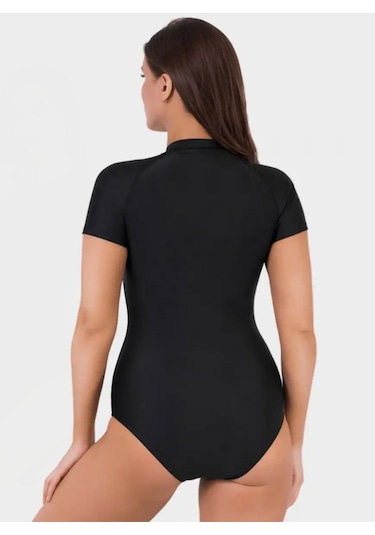 Bayanlar İçin Basit Düz Bikini Mayo Siyah