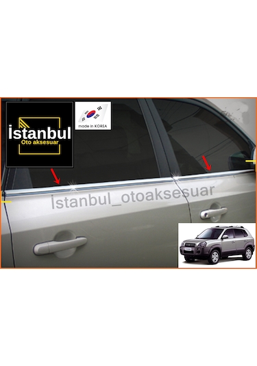 Hyundai Tucson Cam Kernar Krom Takımı