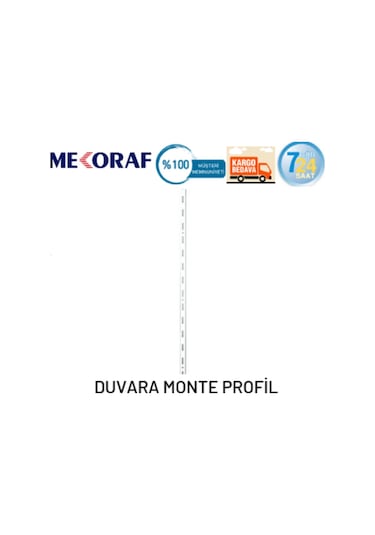 Mekoraf Mekoraf Duvara Monte Profil 2 Metre / 2.5 Metre