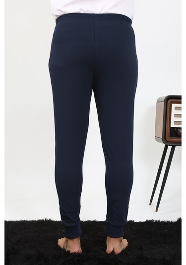 Akbeniz Erkek Pamuk Tek Alt Pijama Lacivert 27551