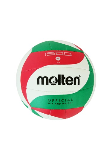 Molten V4M1500 No 4 Dikişli Voleybol Topu Kırmızı Yeşil Kırmızı - Yeşil