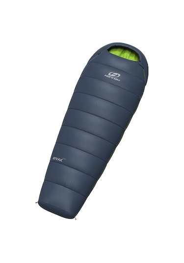 Hannah Bivak 240 Uyku Tulumu - Sağ Midnight Navy/lime Green 001