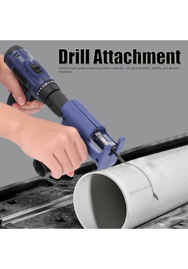 Youtek Matkapu Dönüştürücü Takımı: Çift Taraflı Kesim Uçlarıyla El Aleti, Ahşap Ve Metal Kesim İçin Dayanıklı Mühendislik Plastik Adaptörü