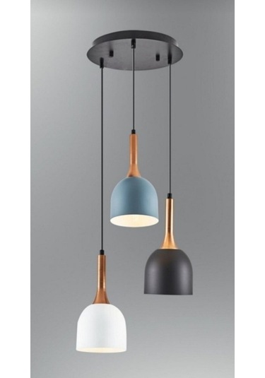 Riolight Modern Üçlü Renkli Başlık Metal Sarkıt Avize (551348424)