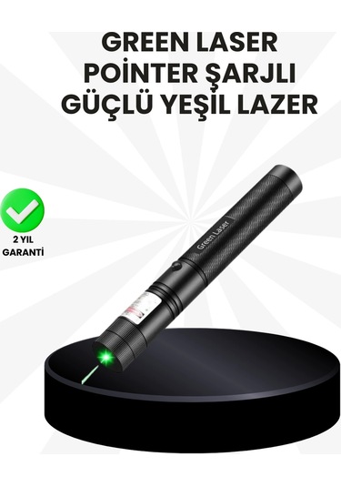 Yüksek Güçlü Yeşil 5000mw Şarjlı