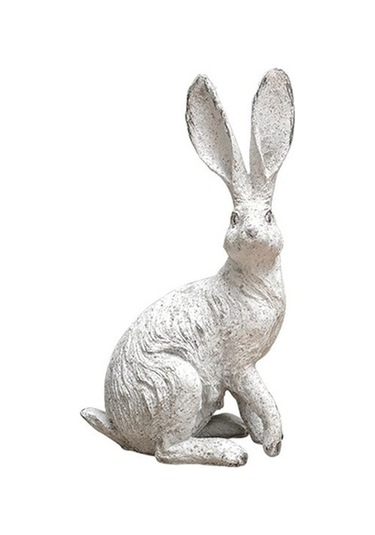 Lijinxu 2 Adet Masaüstü Reçine Hayvan Figürleri Tavşan