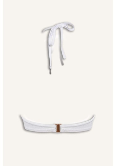 Defacto Regular Fıt Krinkıl Kumaş Bikini Üstü G3771ax26smwt16 Beyaz-wt16