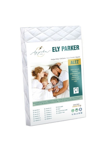 Sıvı Geçirmez Alez Mikro Kapitoneli Fitted Beyaz Tek Kişilik