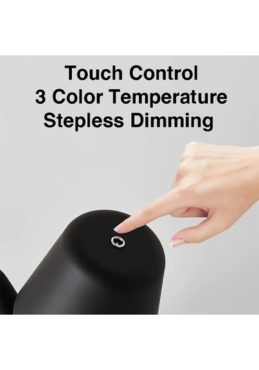 Oldfriend Metalume Sevimli Mavi Köpek Led Masa Lambası Dokunmatik 3 Renk Ayar Şarj Edilebilir Mavi