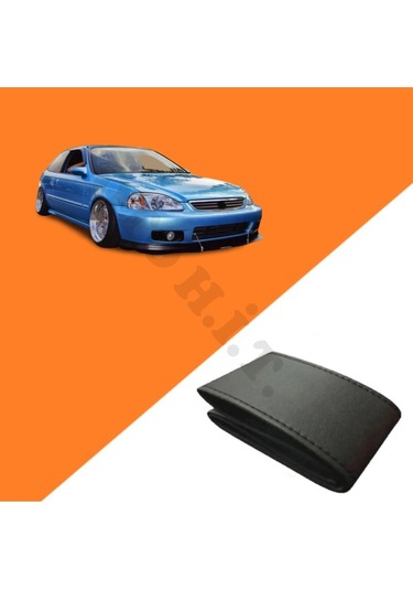 Honda Civic İes Uyumlu Deri Direksiyon Kılıfı Kaliteli Dikmeli Siyah