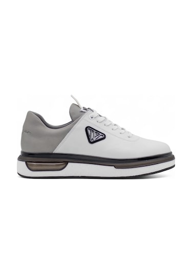 Voyager M057 Hakiki Deri Erkek Sneaker Beyaz