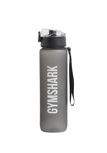 1 Litre Ölçü Göstergeli Spor Su Şişesi Siyah