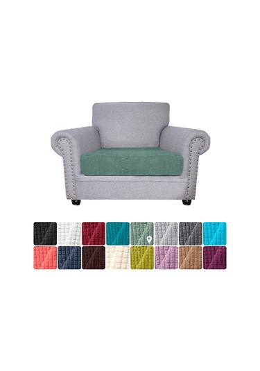 Yaozixa Tek Koltuklu Elastik Yünlü Koltuk Kılıfı - Yeşil Rengi, Esnek Örtü, Kolay Kurulum Ve Bakım DiğER