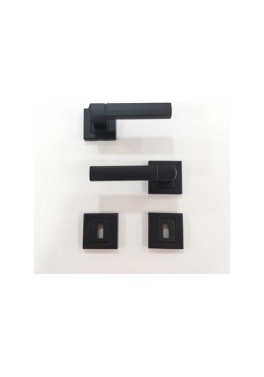 Sofuoğlu Polat Mat Siyah Rozetli Kapı Kolu Oda