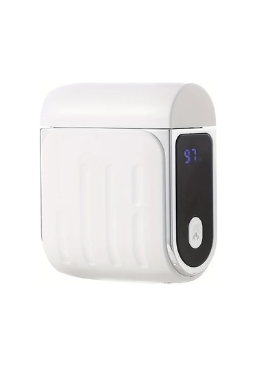 Willowhaven Beyaz Akıllı Elektrikli Tırnak Makasları Anti Sıkıştırma Parlatma Aydınlatma Taşlama Uzun Pil Ömrü Taşınabilir Premium Ambalaj Ideal Hediye Halloween