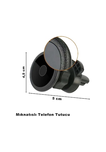 Point Manyetik Mıknatıslı Havalandırma Araç Telefon Tutucu Ithal (532229417)