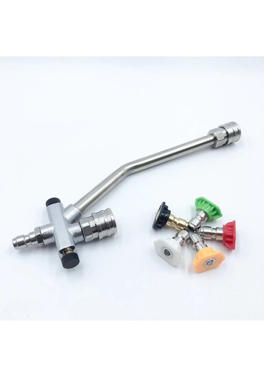 Youtek Stainless Steel 1/4 Hızlı Bağlantı, Köpük Ve Su Püskürtme İki Fonksiyonlu, Yüksek Basınçlı Araç Yıkama Likit Sprey Aleti Uyumlu Parça