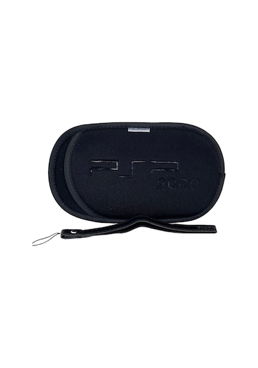 Psp 2000/3000 Soft Çanta Kılıf Ve Bileklik Siyah Psp 2000/3000 Uy