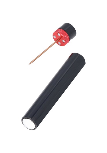 Xiyyadms Hava Basınçlı Şarap Açıcı - İğne Tipi Kork Çıkarıcı - Alüminyum Alyuminyum Gövde - Taşınabilir Restoran/bar Kullanımı Kırmızı