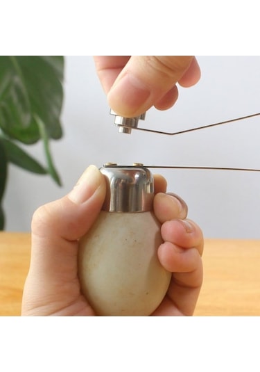 Paslanmaz Çelik Yumurta Kabuğu Açıcı Kesici Kraker, Etkili Mutfak Yardımcısı 小号 Paslanmaz Çelik Paslanmaz Çelik