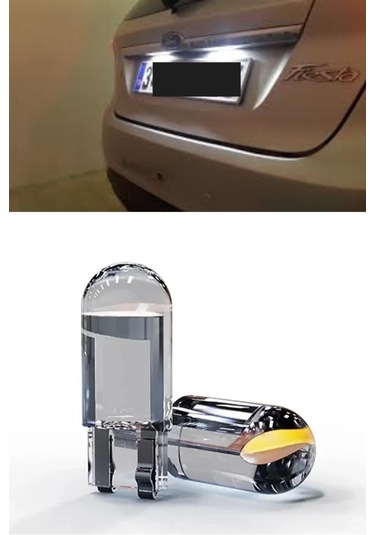 Ford Fiesta Plaka Aydınlatması Beyaz Özel Cob Led